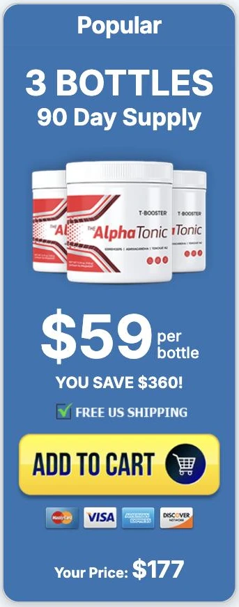 Alpha Tonic 3 bottles